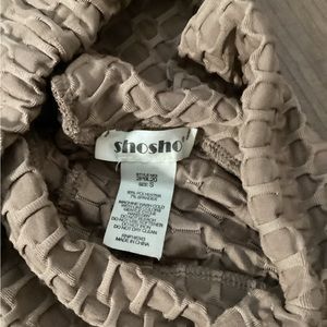 Beige honeycomb tights size small